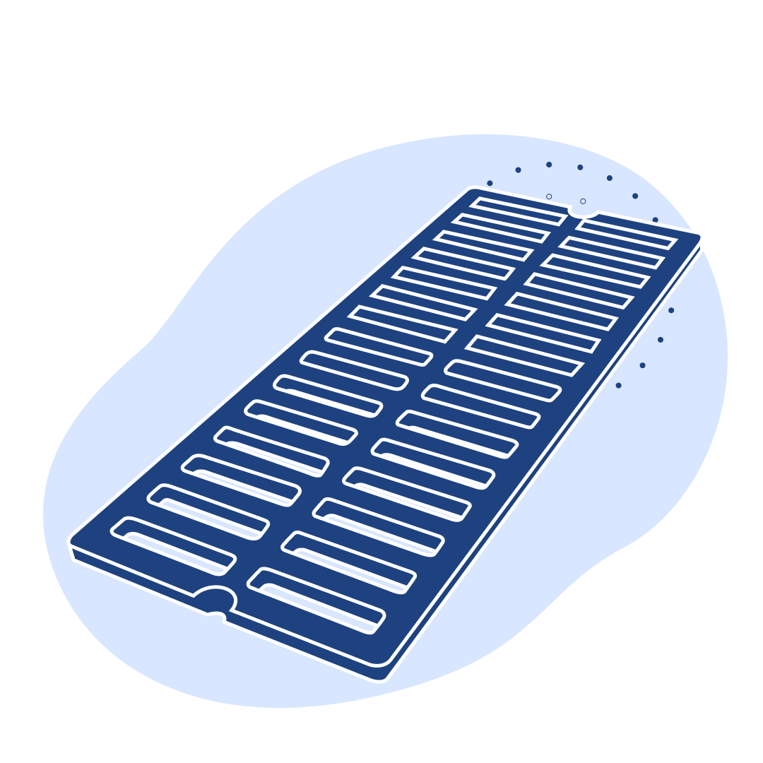 Чугунные ливневые решетки