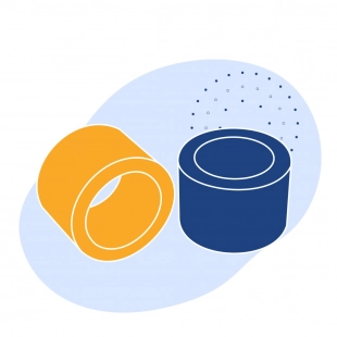 Втулка бронзовая 850 мм БРАЖМЦ