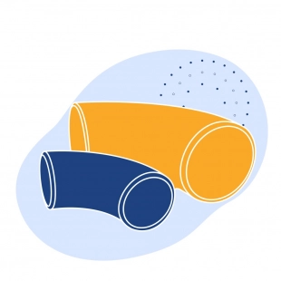 Колено стальное ДУ 80 мм 20Х3МВФ ГОСТ 22798-83