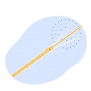 Молниеотвод граненый конический МОГК 13
