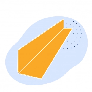 Уголок оцинкованный 50х50х4 мм ст3 ГОСТ 8509-93