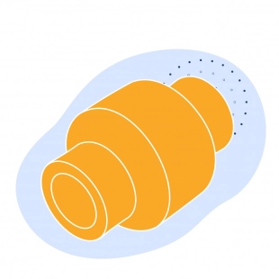 Клапан обратный полипропиленовый ДУ 50 мм