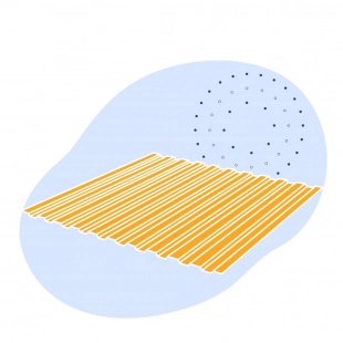 Профнастил для кровли Н20-0.45-1100 12 м RAL 5005