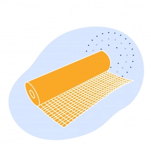 Стальная штукатурная сетка 0.5х0.25 мм Ст20 ГОСТ 3826-82