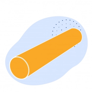 Свинцовая труба 10 мм С1 ГОСТ 167-2018