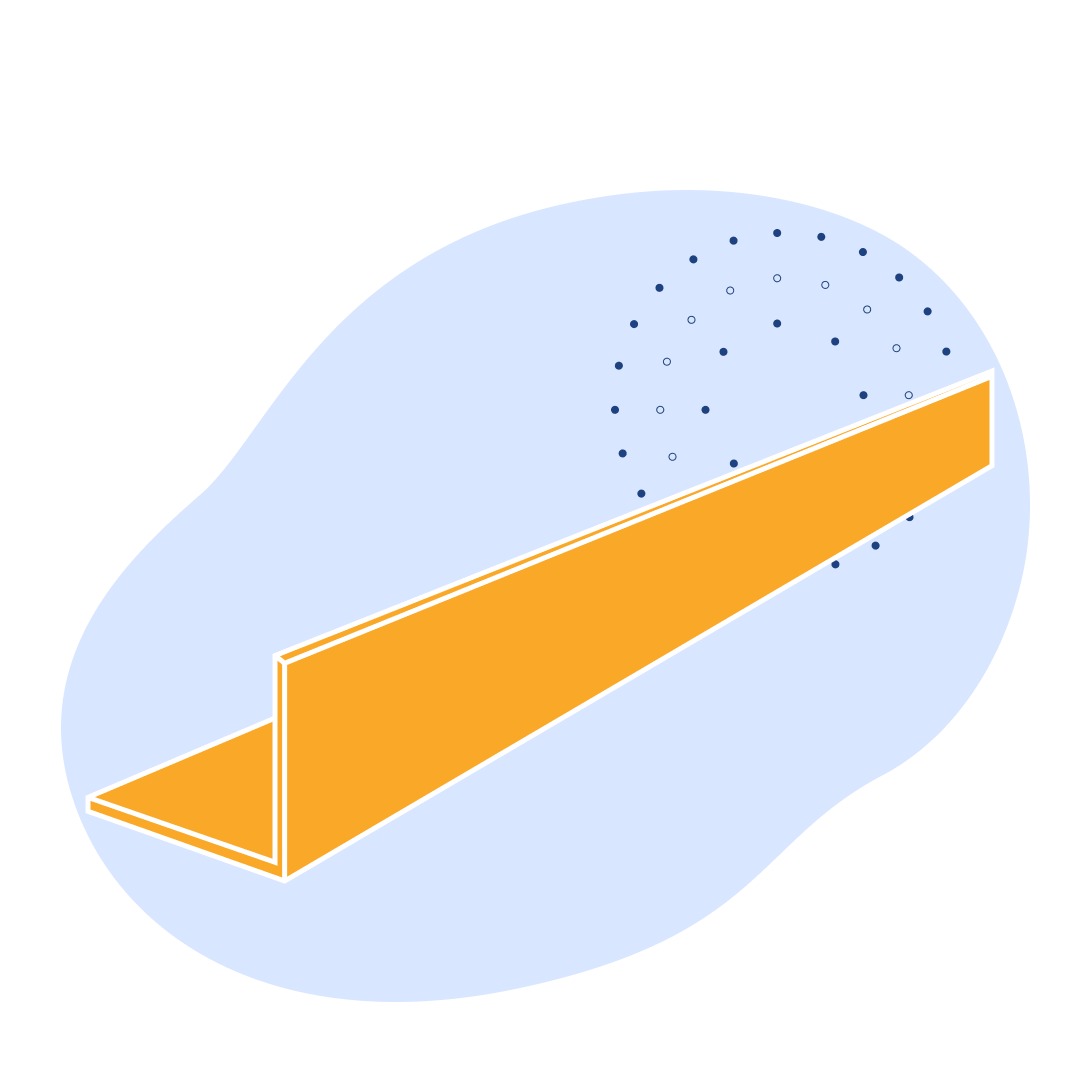 Дюралевый уголок 53.5х42 мм Д1 ГОСТ 13738-91