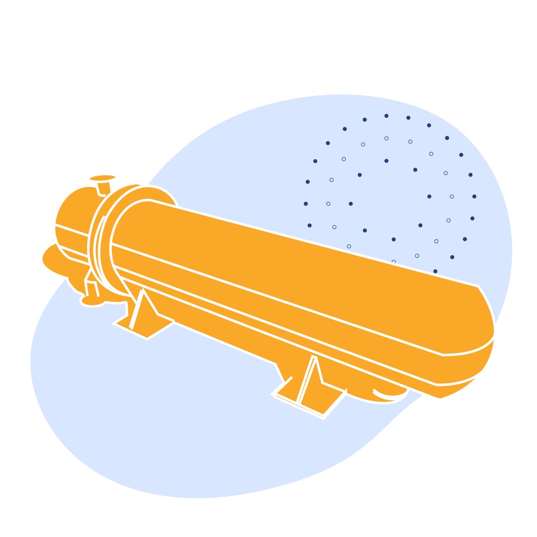 Пароводяной подогреватель 792 шт 13.3 Гкал/час 188 т/час 820x4135 мм 108 м2