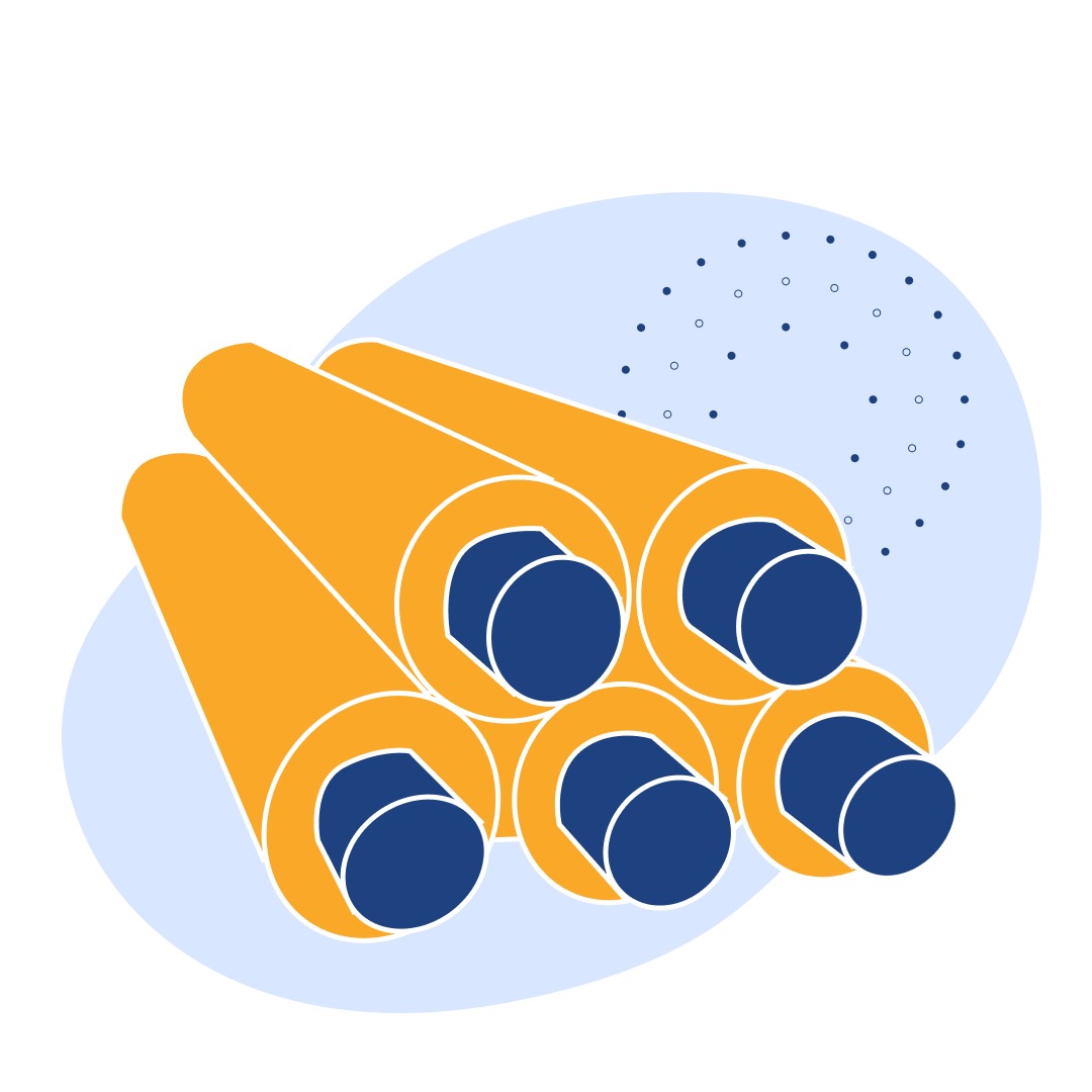 Стальная труба ППУ-ОЦ 530x7 мм