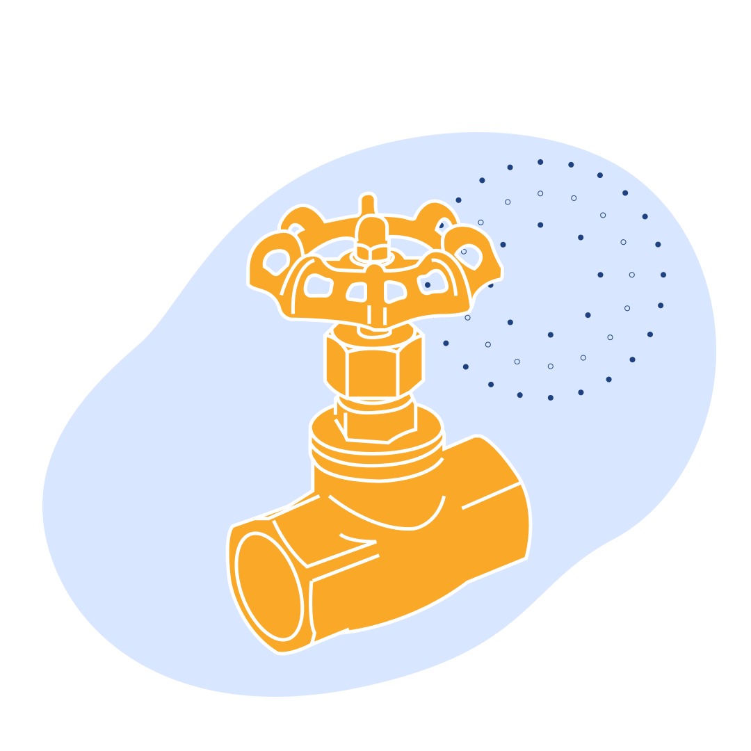 Вентиль стальной запорный фланцевый Ду 100 мм Ру 25 кгс/см2