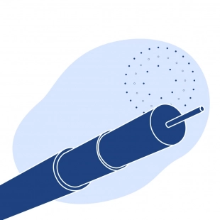 Радиочастотный аналоговый кабель 2.95 мм 75 Ом РК 50-13-15-Б ГОСТ 11326.47-79