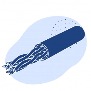 Кабель связи бронированный 50 пар 0.4 мм ТППэпБГ ГОСТ 31943-2012