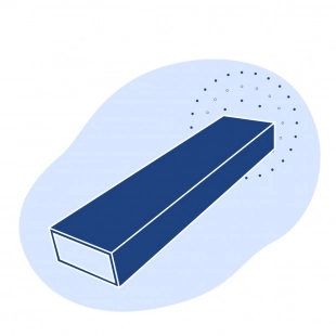 Оцинкованная прямоугольная труба 120х60х6 мм Ст3сп ГОСТ 8645-68