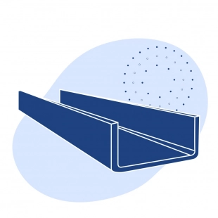 Швеллер стальной гнутый равнополочный 250х60х3 мм Ст3сп ГОСТ 8278-83